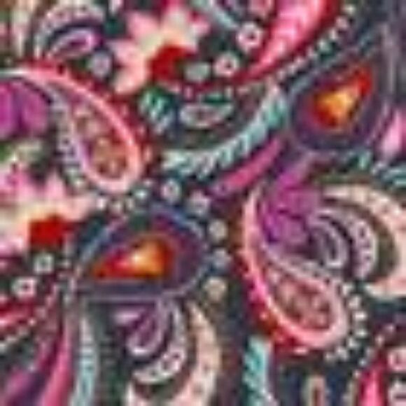 šNWT Factory Style ZipĀ IDāCaseāināSignatureāCottonā-āPAINTEDāPAISLEY - Picture 2 of 2